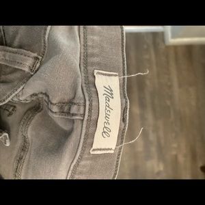 Madewell grey stretch pants